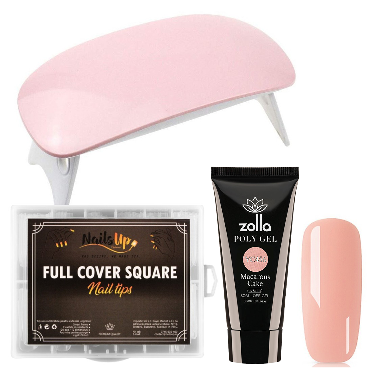 Kit Unghii Polygel Zolla 11 – Set Economic Incepatori