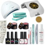 Kit Unghii Gel NailsUp – Set Complet Manichiura cu Lampa LED
