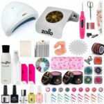 Kit Unghii Gel Zolla 02 – Set Profesional Complet cu Lampa