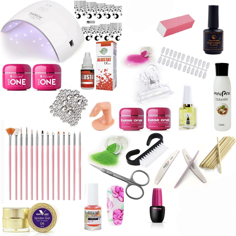 Kit Unghii Gel Zolla 04 – Set Complet Manichiura Profesionala