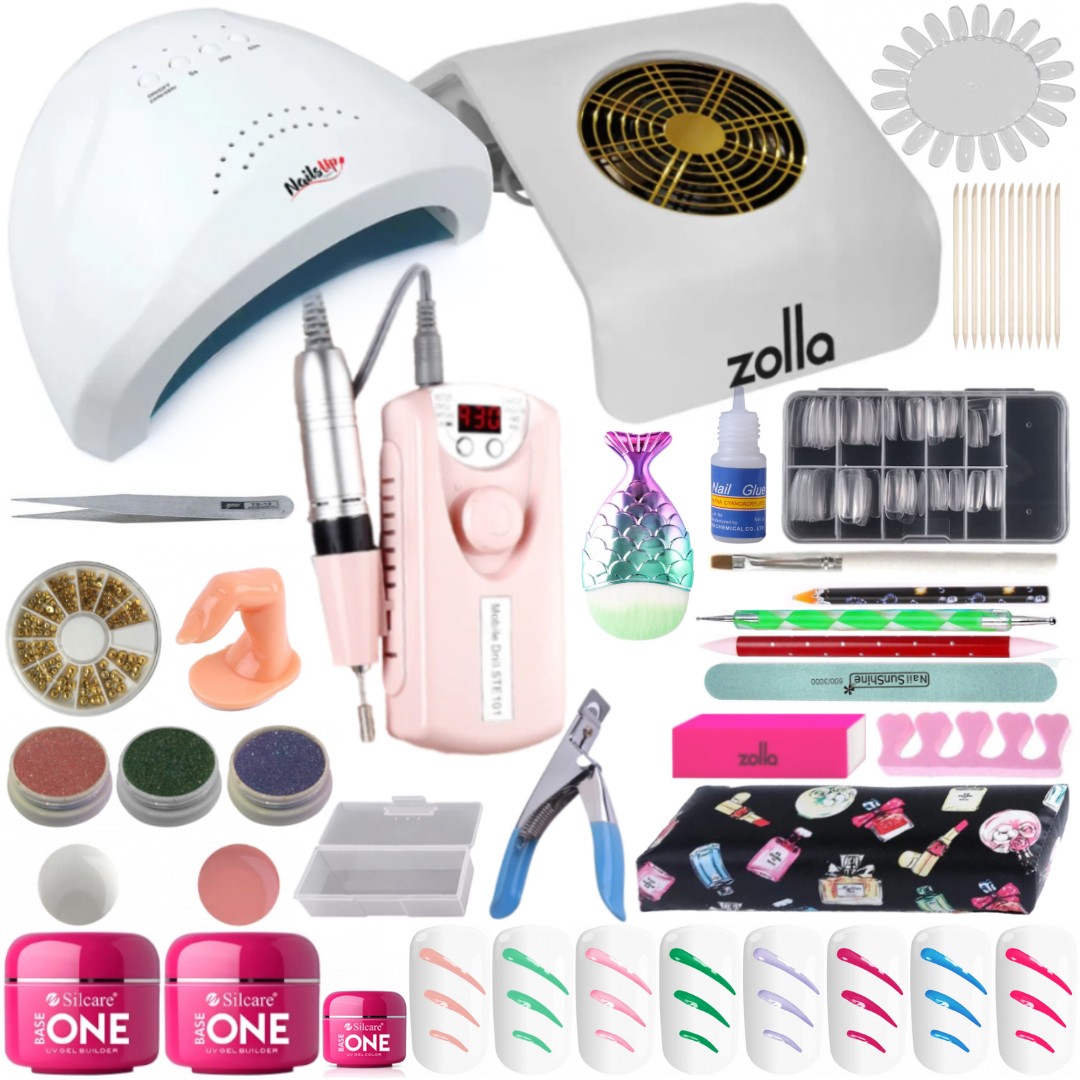 Kit Unghii Gel UV Base One – Set Profesional Complet Salon