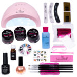 Kit Unghii Gel cu Lampa SensoPRO Milano 04 – Set Incepatori Manichiura Acasa