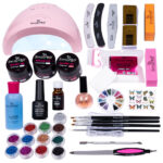 Kit Unghii Gel cu Lampa SensoPRO Milano 06 – Set Complet Manichiura Acasa