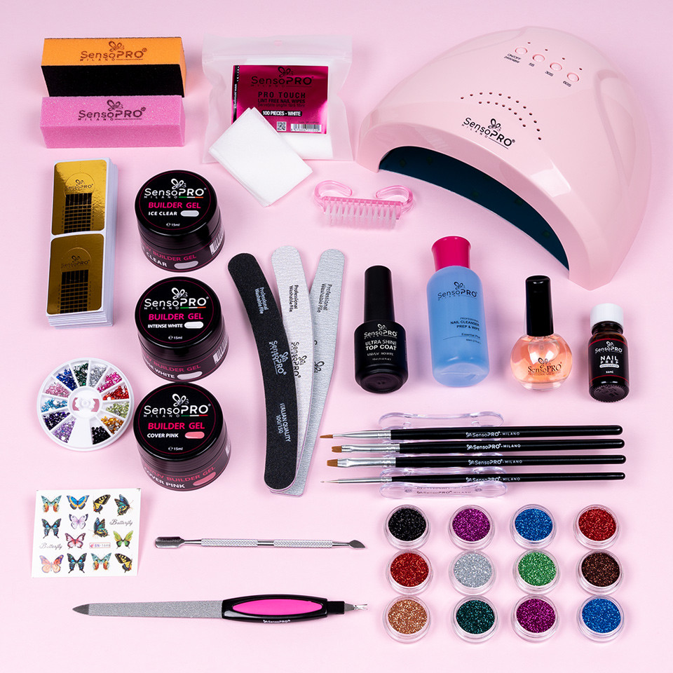 Kit Unghii Gel cu Lampa SensoPRO Milano 06 – Set Complet Manichiura Acasa - Image 7