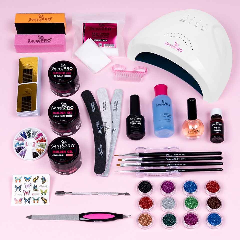 Kit Unghii Gel cu Lampa SensoPRO Milano 06 – Set Complet Manichiura Acasa - Image 8