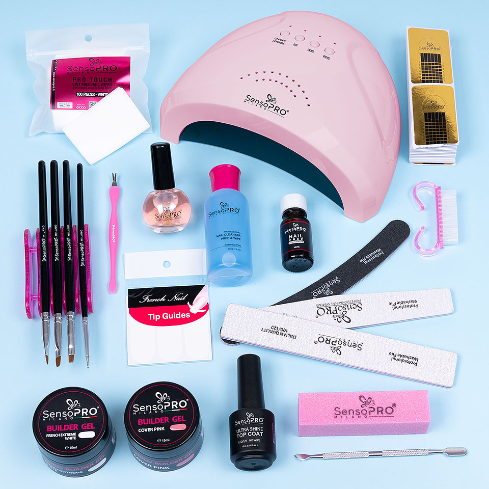 Kit Unghii Gel Manichiura French SensoPRO Milano - Promotie #03 - Image 3