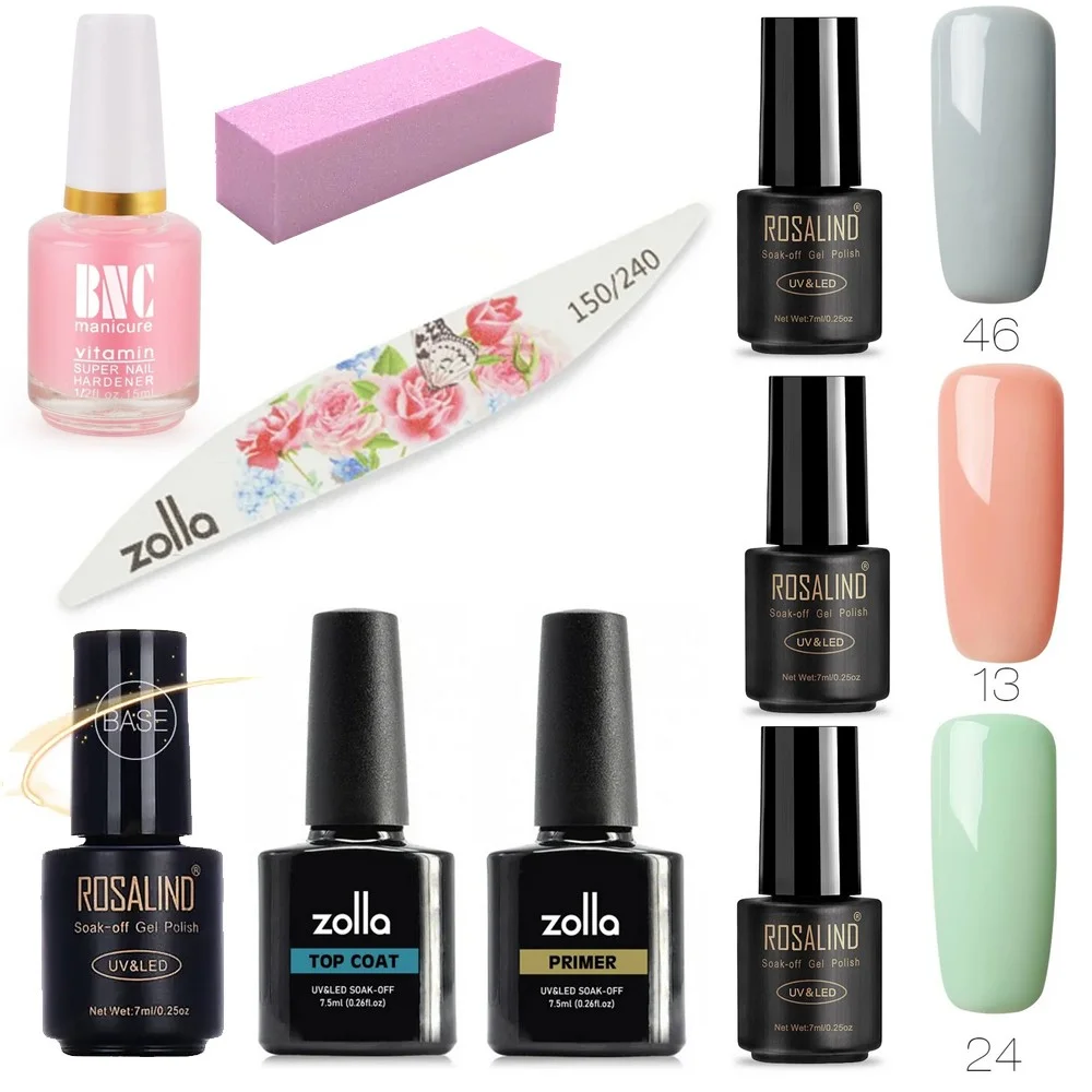 Kit Unghii Oja Semipermanenta Rosalind - 23