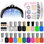 Kit oja semipermanenta Lilac Smart, 18 oje, lampa 36 W, accesorii, Clasic colors