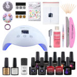 Kit oja semipermanenta Lila Rossa, Be Special, Canni, lampa uv led Sun 5mini 24 W + 10 oje speciale Canni + baza + top