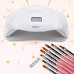 Lampa Sun-X Plus 72W + Set 8buc Pensule Flower Handle Cadou