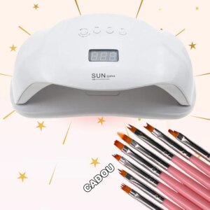 Lampa Sun-X Plus 72W + Set 8buc Pensule Flower Handle Cadou