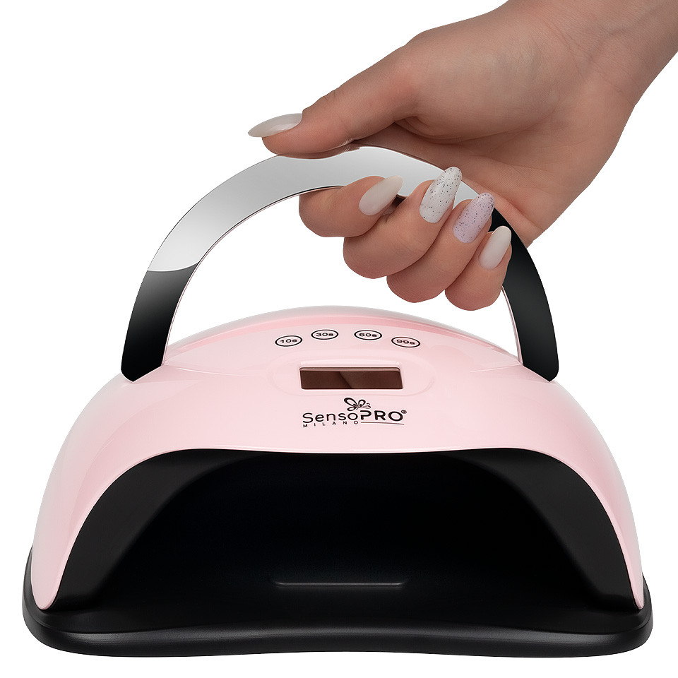 Lampa Unghii UV LED 140W SUPERSTAR PRO - SensoPRO Milano, Roz - Image 3