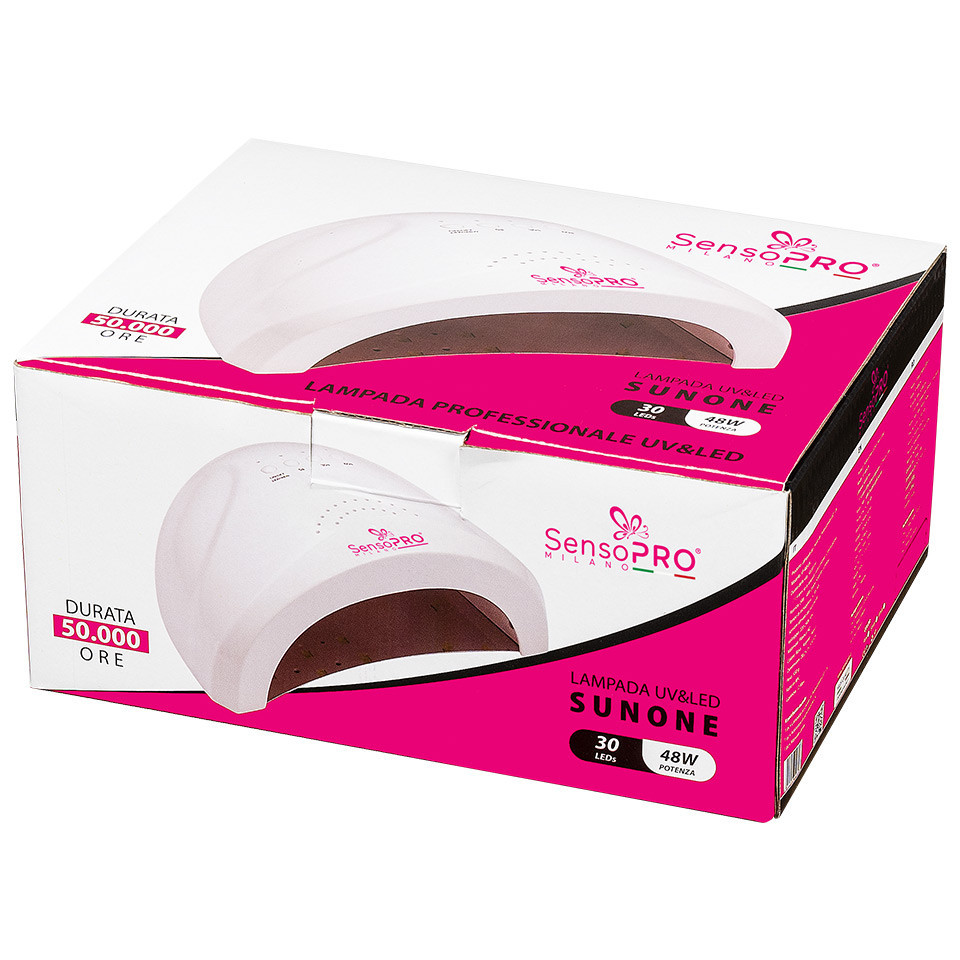 Lampa Unghii UV LED 48W SUNONE SensoPRO Milano, Royal Pink - Image 3