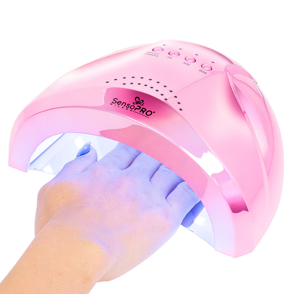Lampa Unghii UV LED 48W SUNONE SensoPRO Milano, Royal Pink - Image 5