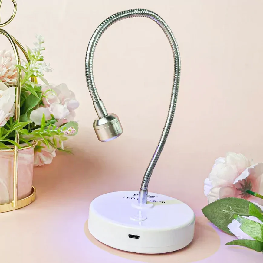 Lampa Unghii UV LED Reincarcabila prin USB, 6W Alb