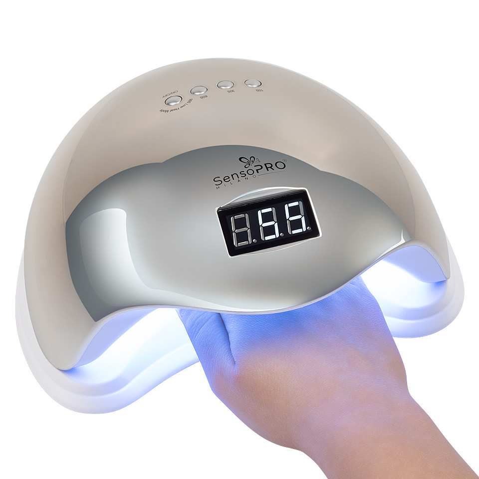 Lampa UV LED 48W SUN5 PRO SensoPRO Milano, Platinum Silver - Image 4