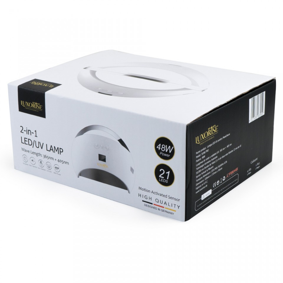 Lampa UV LED 48W SUN6 PRO - LUXORISE Germania, Rosu - Image 7