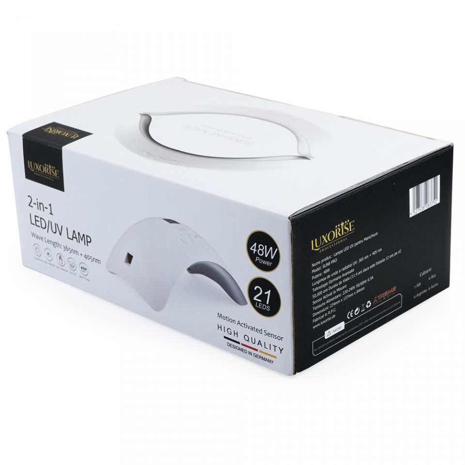 Lampa UV LED 48W SUN8 PRO - LUXORISE Germania, Alb - Image 4