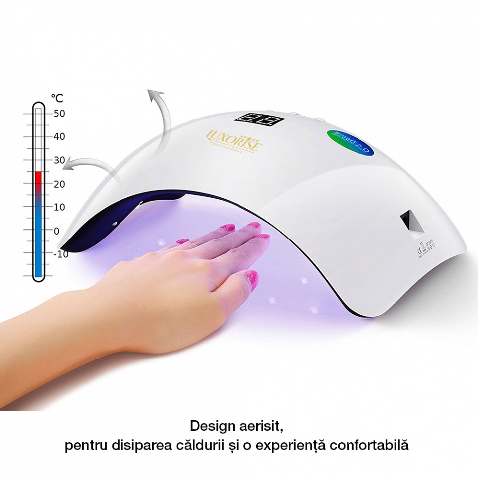 Lampa UV LED 48W SUN8 PRO - LUXORISE Germania, Alb - Image 6