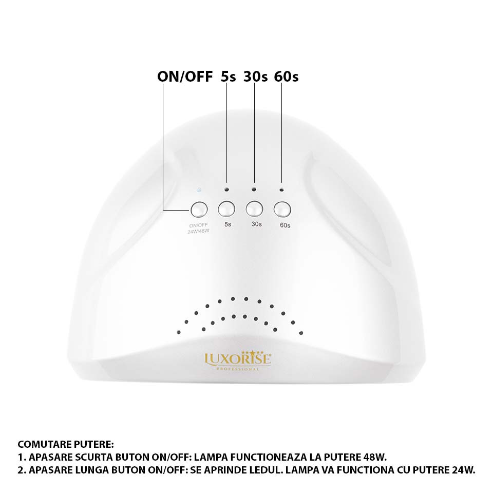 Lampa UV LED 48W SUNONE XT - LUXORISE Germania, Alb - Image 6
