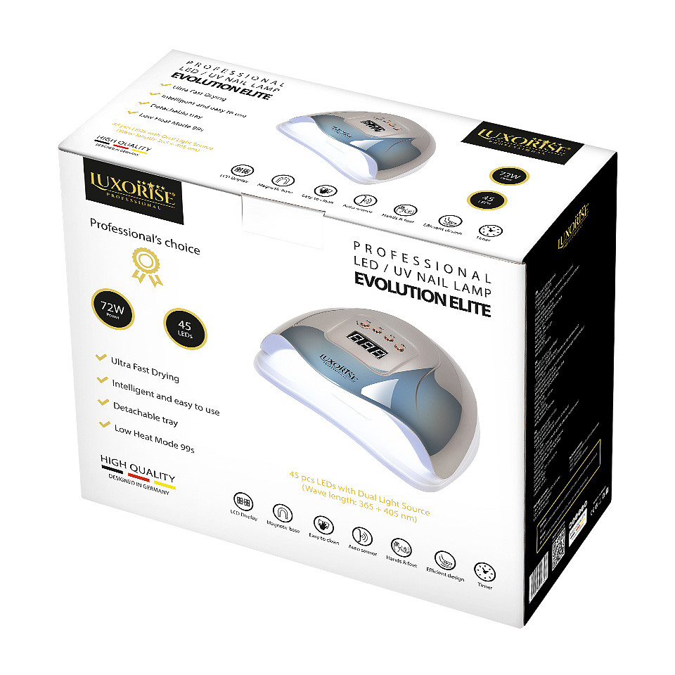 Lampa UV LED 72W Evolution Elite - LUXORISE Germania, Rose Gold - Image 4