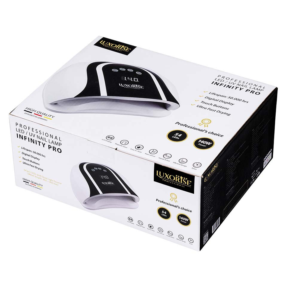 Lampa UV LED pentru doua maini 140W INFINITY PRO - LUXORISE Germania, White - Image 2