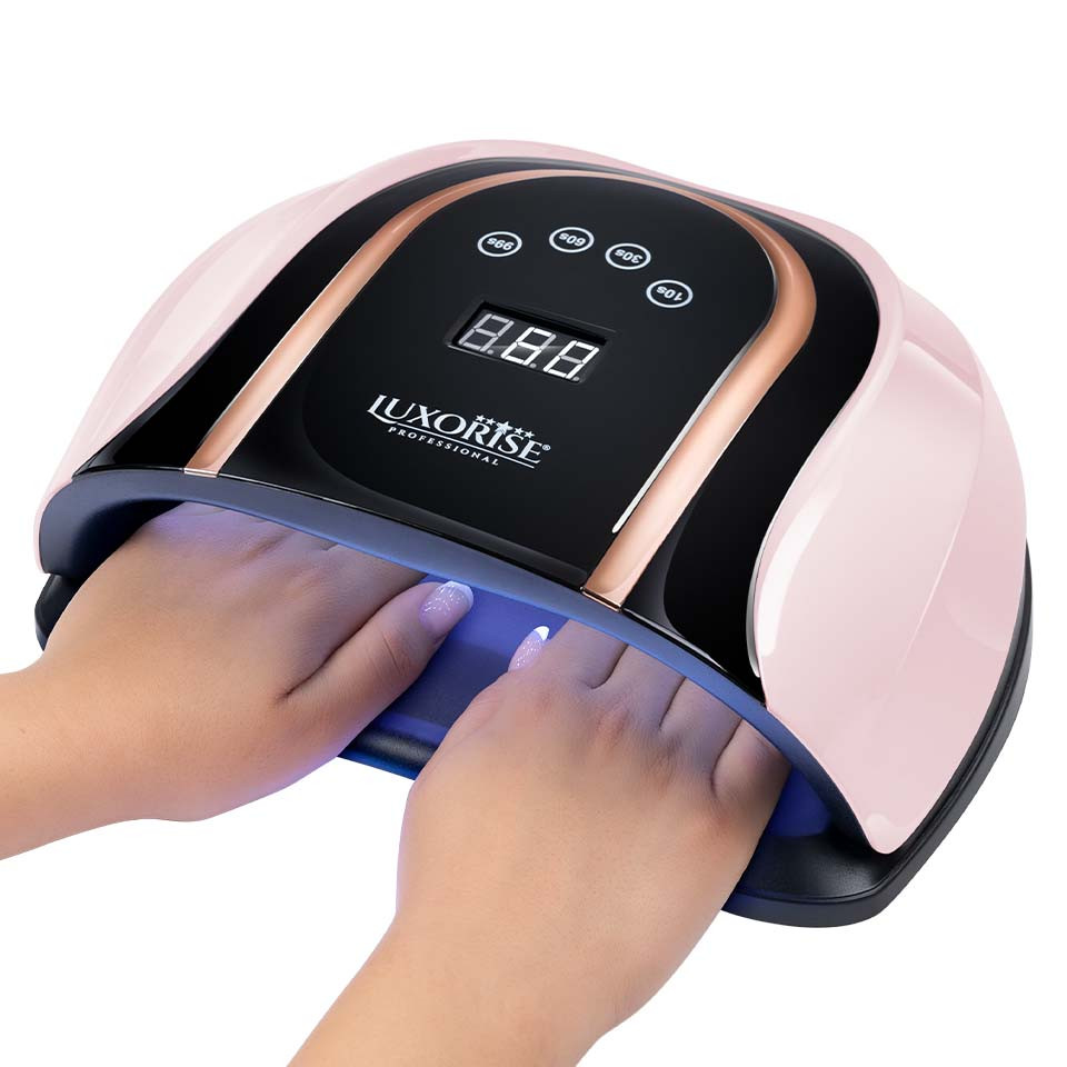 Lampa UV LED pentru doua maini 140W INFINITY PRO - LUXORISE Germania, Pink - Image 3