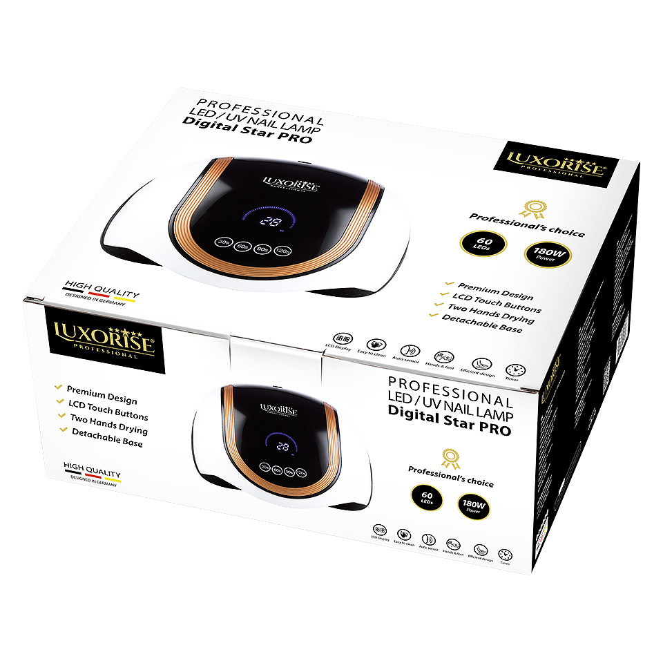 Lampa UV LED pentru doua maini 180W Digital Star PRO - LUXORISE - Image 6