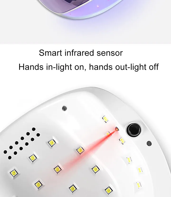Lampa UV LED SUN F6 86W - Violet - Image 5