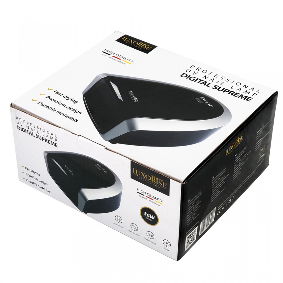 Lampa UV Profesionala DIGITAL SUPREME 36W - LUXORISE Germania cu Timer, Senzor si Display Digital (Alege Tip Neoane: 4 neoane LED UV Standard) - Image 3