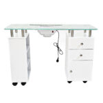 Masa manichiura blat sticla ym-13b