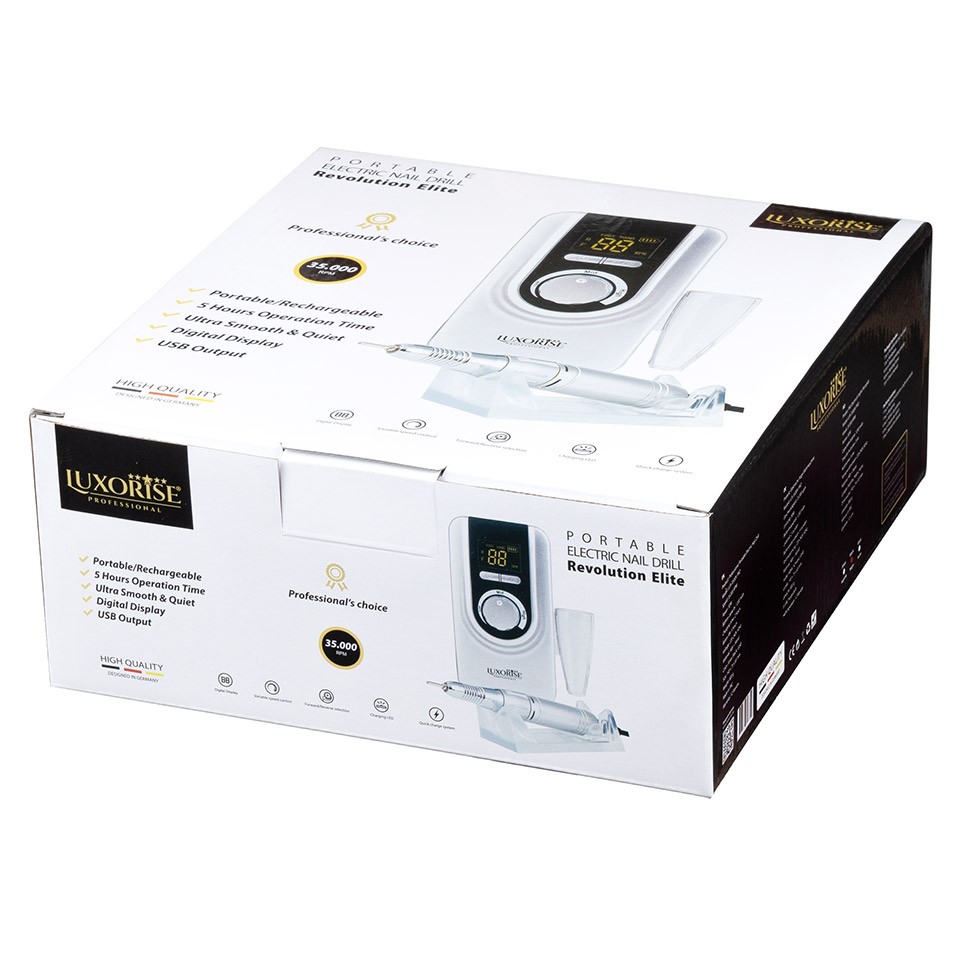 Pila Electrica Portabila Revolution Elite - LUXORISE Germania, 35.000 RPM, Black - Image 2