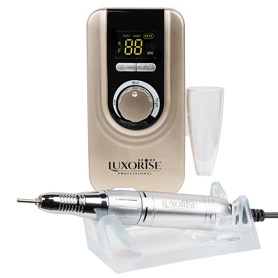 Pila Electrica Portabila Revolution Elite - LUXORISE Germania, 35.000 RPM, Gold