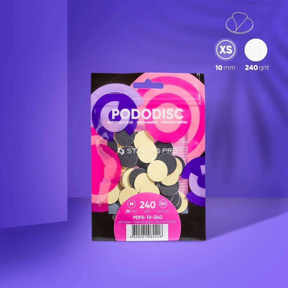 Rezerve pentru disc pedichiura Staleks Pro PDFS-10-240