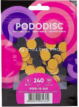 Rezerve pentru disc pedichiura Staleks Pro PDFS-15-240
