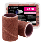 Rezerve smirghel pentru freza unghii, 100 bucati, maro, #150