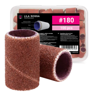 Rezerve smirghel pentru freza unghii, 100 bucati, maro, #180