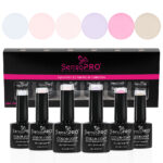 Set 6 Oje Semipermanente 10ml SensoPRO Milano, Bride Smile