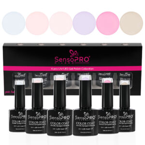 Set 6 Oje Semipermanente 10ml SensoPRO Milano, Bride Smile