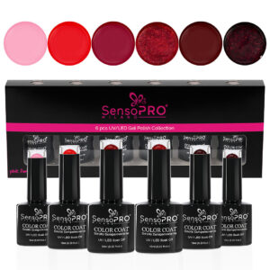 Set 6 Oje Semipermanente 10ml SensoPRO Milano, Chery Chery Lady