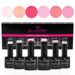 Set 6 Oje Semipermanente 10ml SensoPRO Milano, Pink Grace