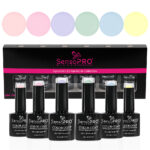 Set 6 Oje Semipermanente 10ml SensoPRO Milano, Sweet Pastel