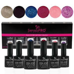 Set 6 Oje Semipermanente One Step SensoPRO Milano, Celebration Express