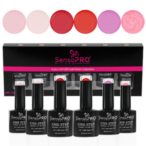Set 6 Oje Semipermanente One Step SensoPRO Milano, Romantic Express