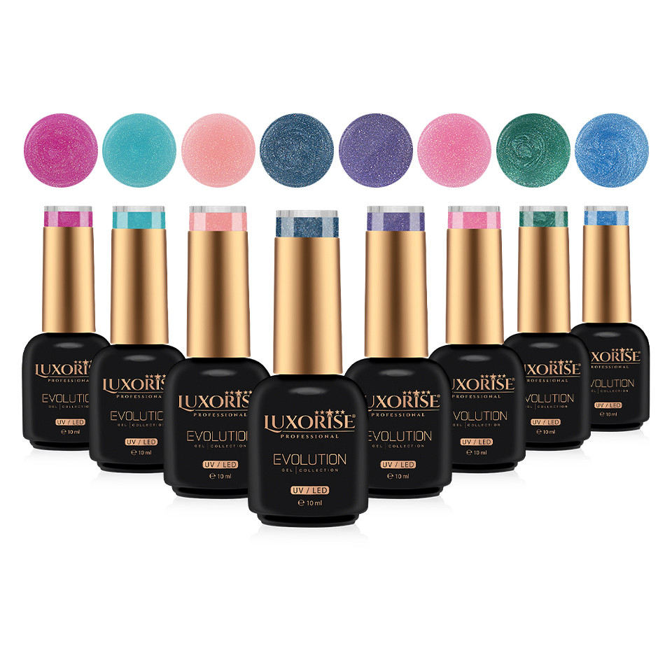 Set 8 Oje Semipermanente LUXORISE Evolution, Paradise