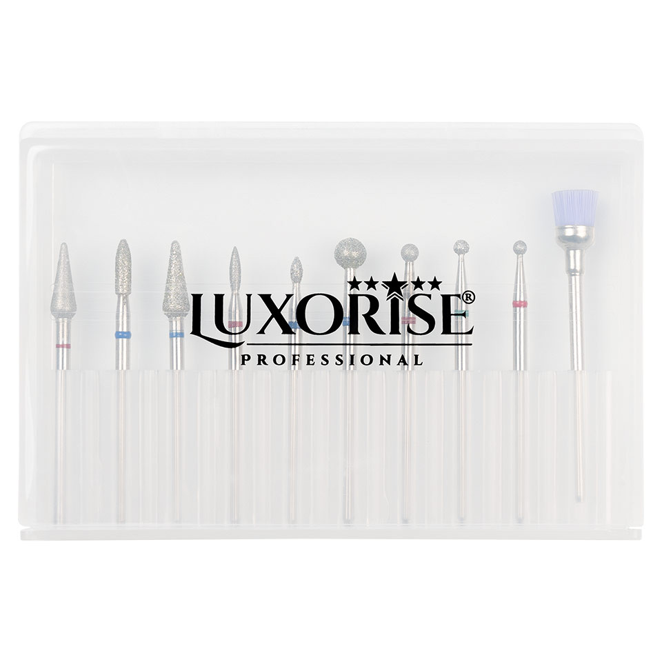 Set Capete Freza Unghii LUXORISE pentru Pila Electrica Profesionala, 10 buc - Image 2