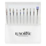 Set Capete Freza Unghii LUXORISE pentru Pila Electrica Profesionala, 10 buc