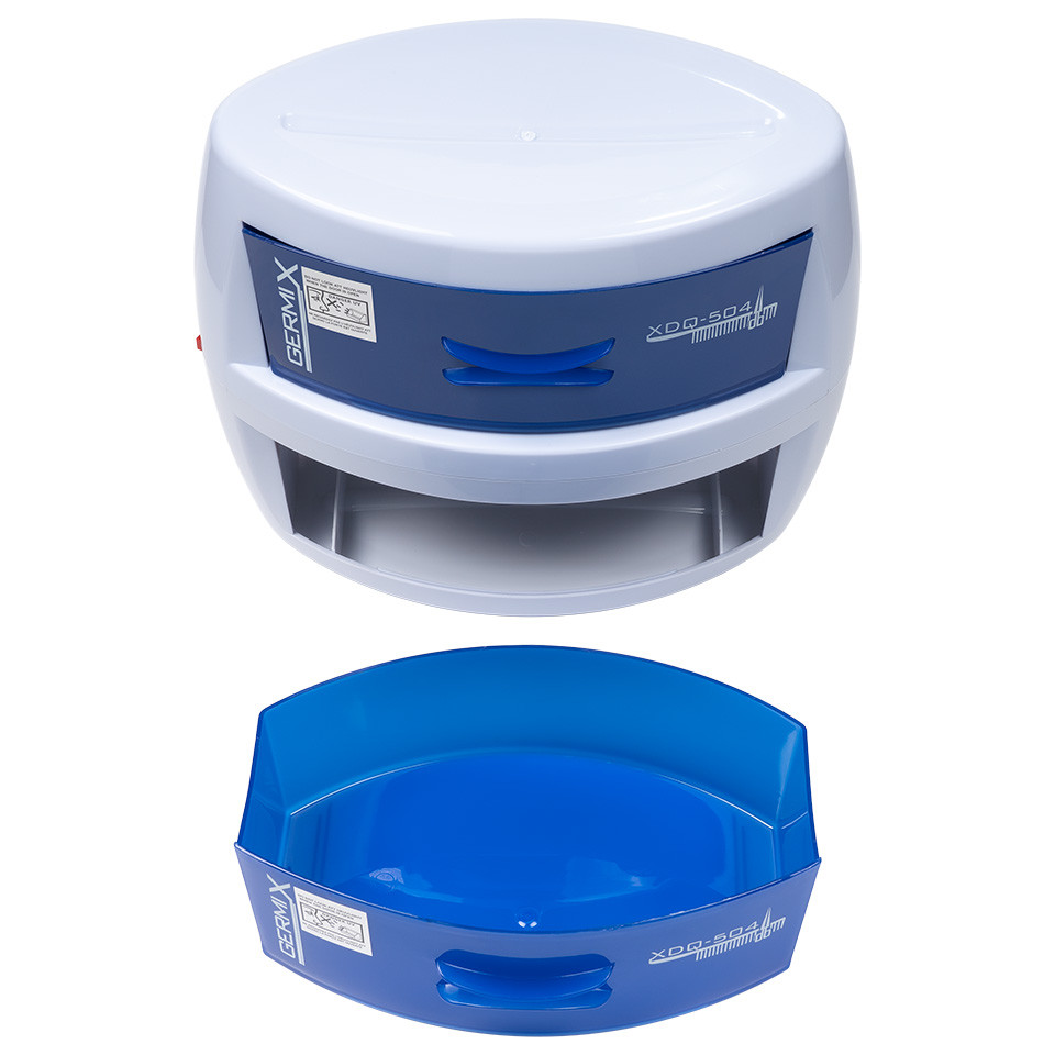 Sterilizator UV Germix cu 2 sertare pentru ustensile manichiura si coafor - Image 2