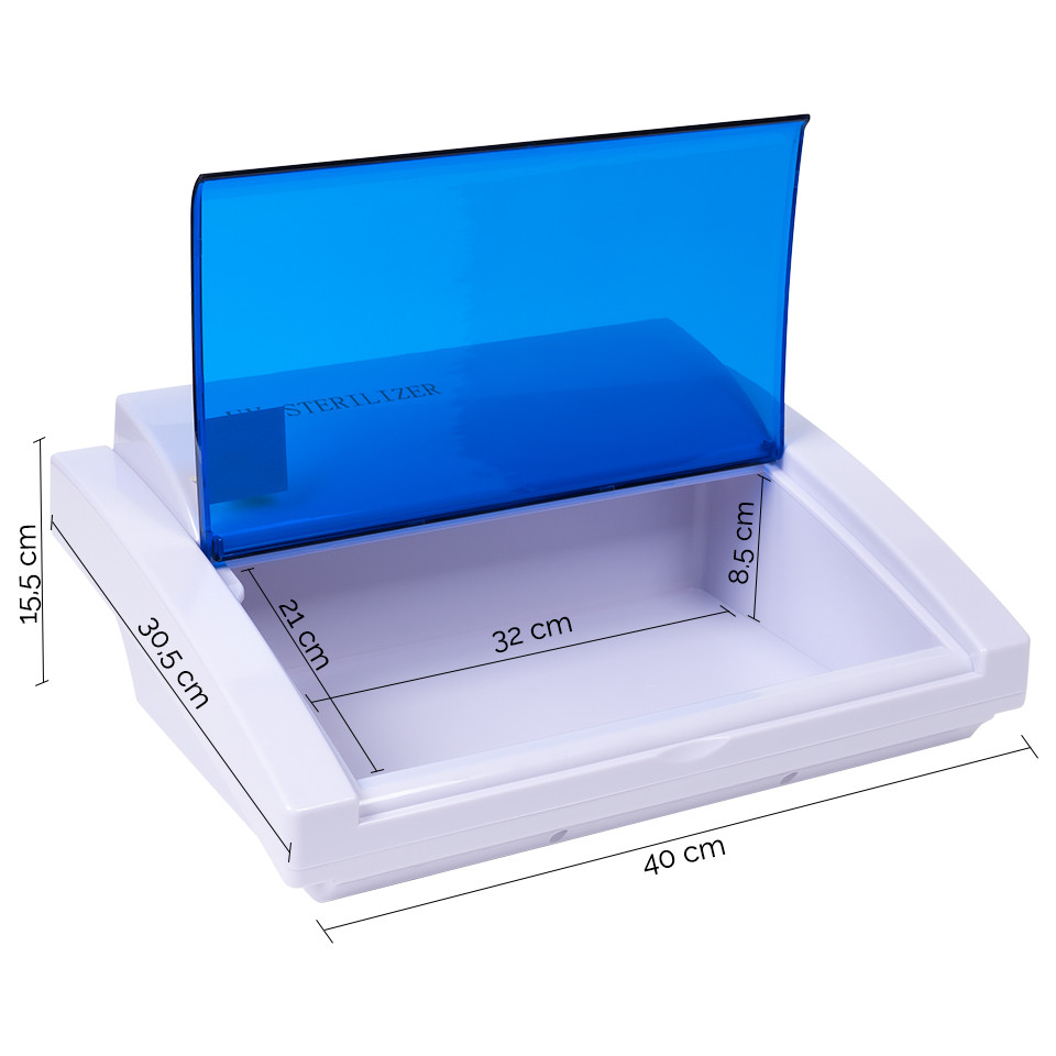 Sterilizator UV mare cu trapa si gratar pentru ustensile manichiura si coafor - Image 6